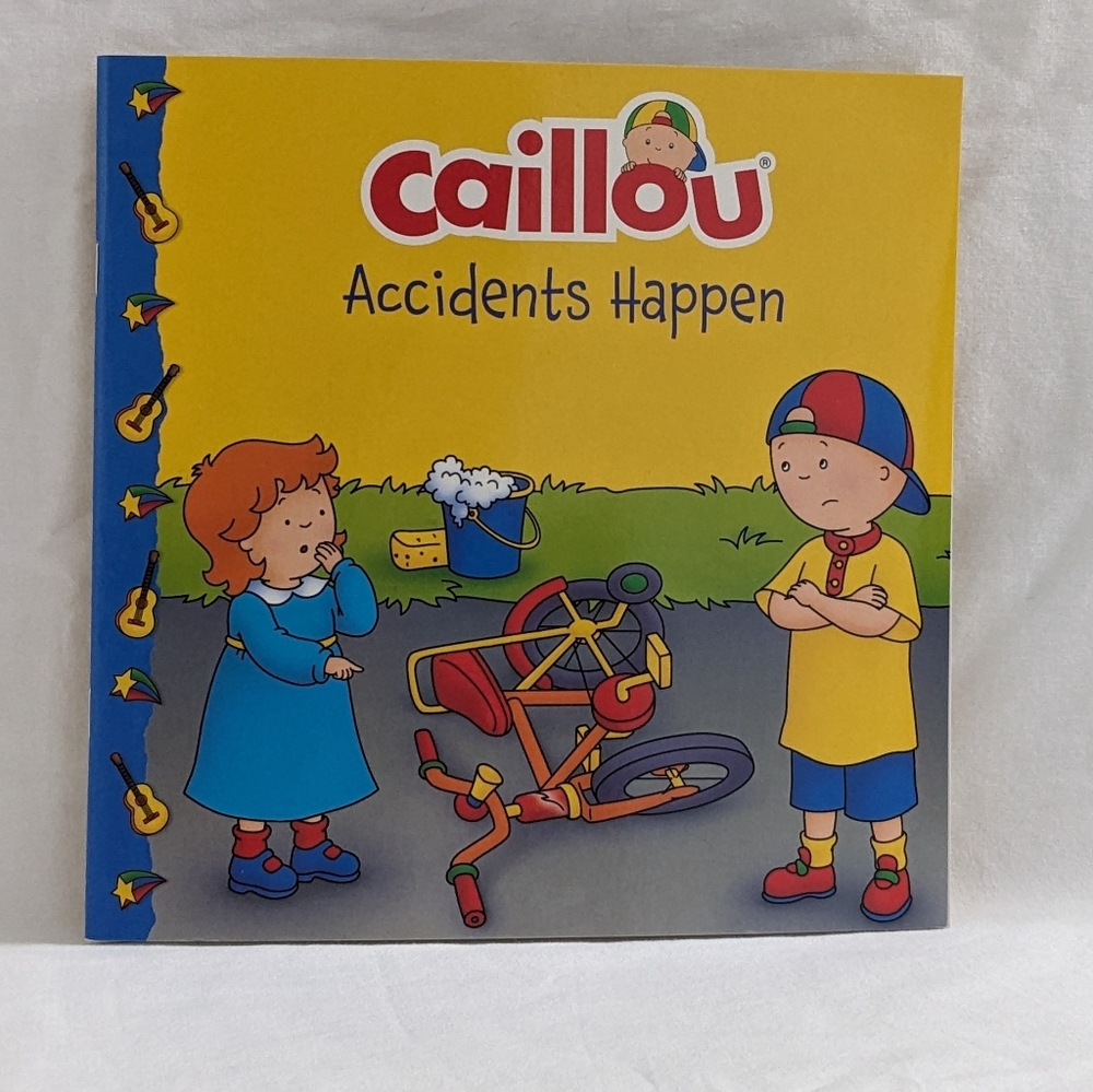 Caillou Accidents Happen NEW Kids Softcover Book
